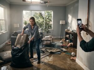 When disaster strikes your property—whether it’s a burst pipe, a fallen tree, or a flash flood—your natural instinct is to start cleaning up immediately. However, rushing to throw away ruined items or sweeping up debris before taking proper photos is the fastest way to derail an insurance claim.